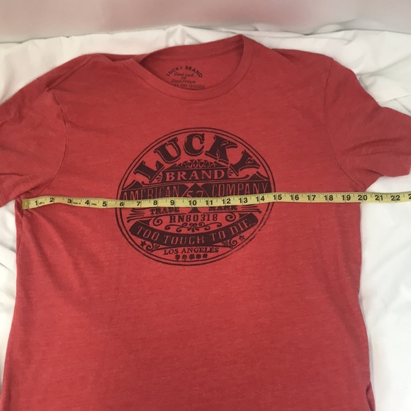 Lucky Brand Too Tough To Die Logo Graphic T-shirt Size M - Picture 4 of 6